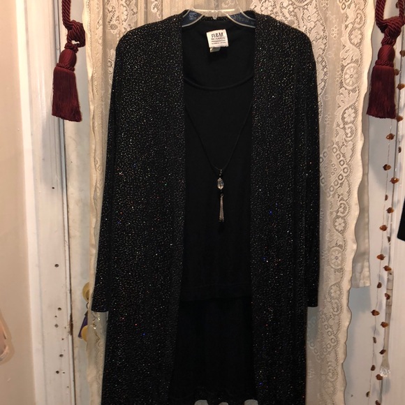 R & M RICHARDS-MULTI COLOR SPARKLE LING JKT/TOP - Picture 3 of 8